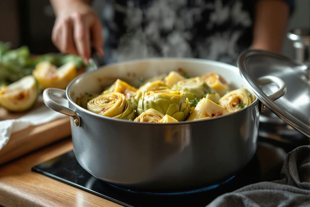 temps de cuisson artichaut cocotte minutes