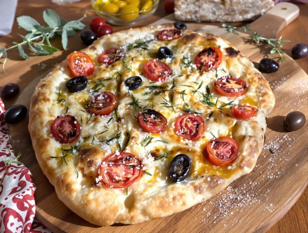 recette focaccia cyril lignac