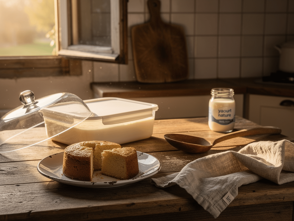 conserver gateau yaourt