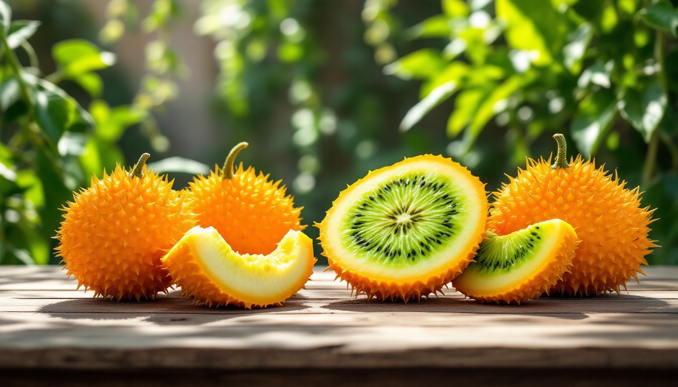 découvrez tout sur le kiwano horned melon : ses caractéristiques uniques, les conseils pour sa culture et ses nombreux bienfaits pour la santé.